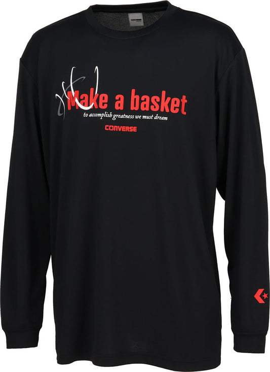 Men's Printed Long Sleeve Shirt, Basketball Practice Shirt, Practice Long Sleeve