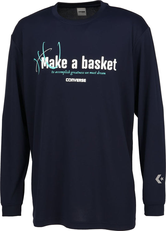 Men's Printed Long Sleeve Shirt, Basketball Practice Shirt, Practice Long Sleeve