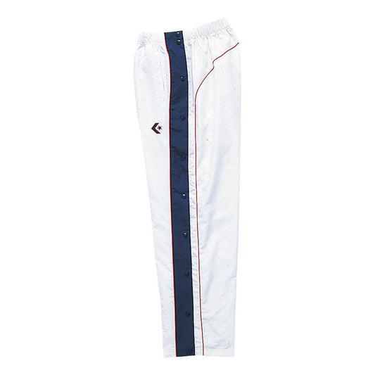 Junior basketball wear warm-up pants with full side opening