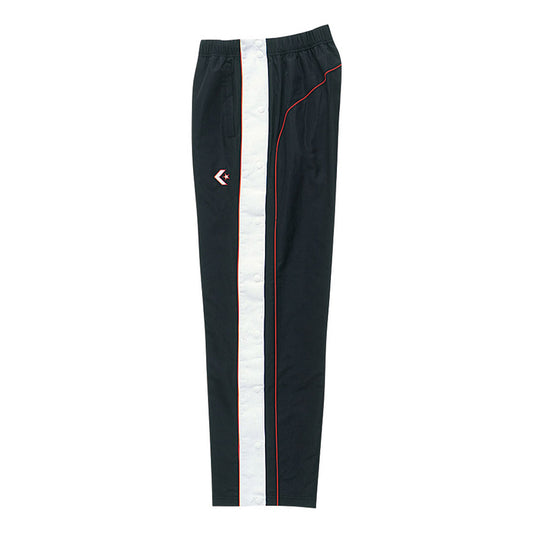 Junior basketball wear warm-up pants with full side opening