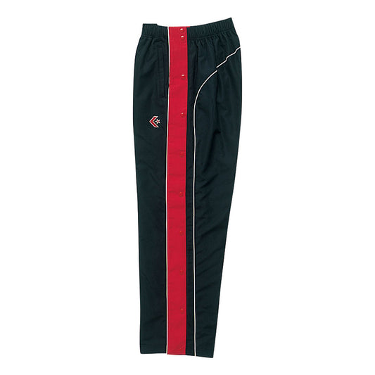 Junior basketball wear warm-up pants with full side opening