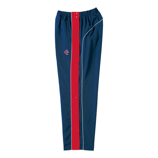 Junior basketball wear warm-up pants with full side opening