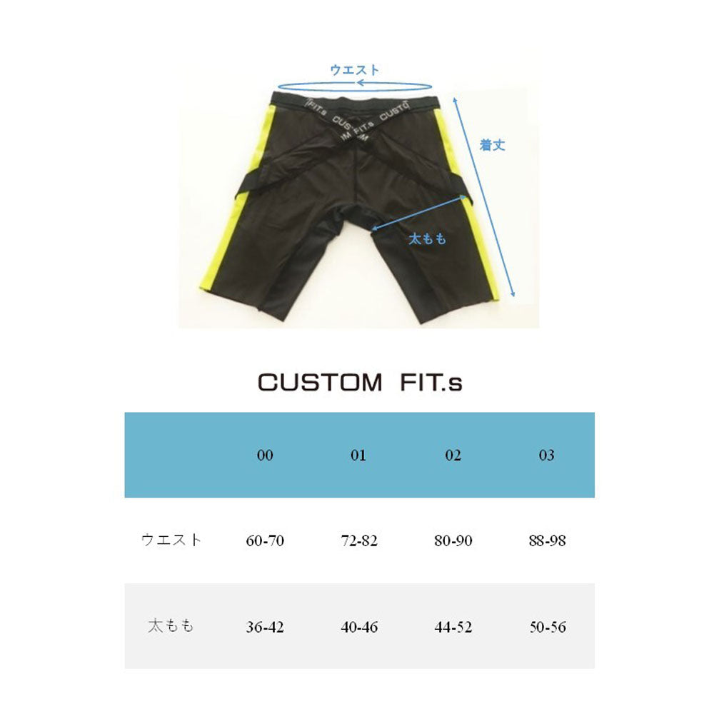 CUSTOM FIT.s Sports innerwear Supporter Wearable supporter Muscle training Assist