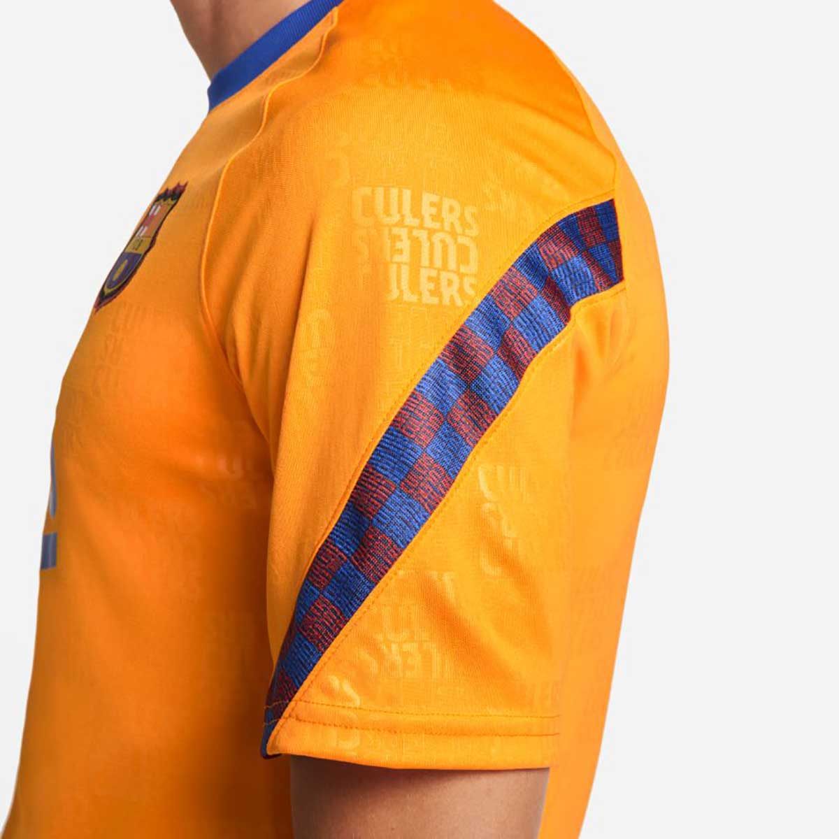 FCB メンズ Dri-FIT プレマッチ サッカートップ FCバルセロナ サッカーシャツ