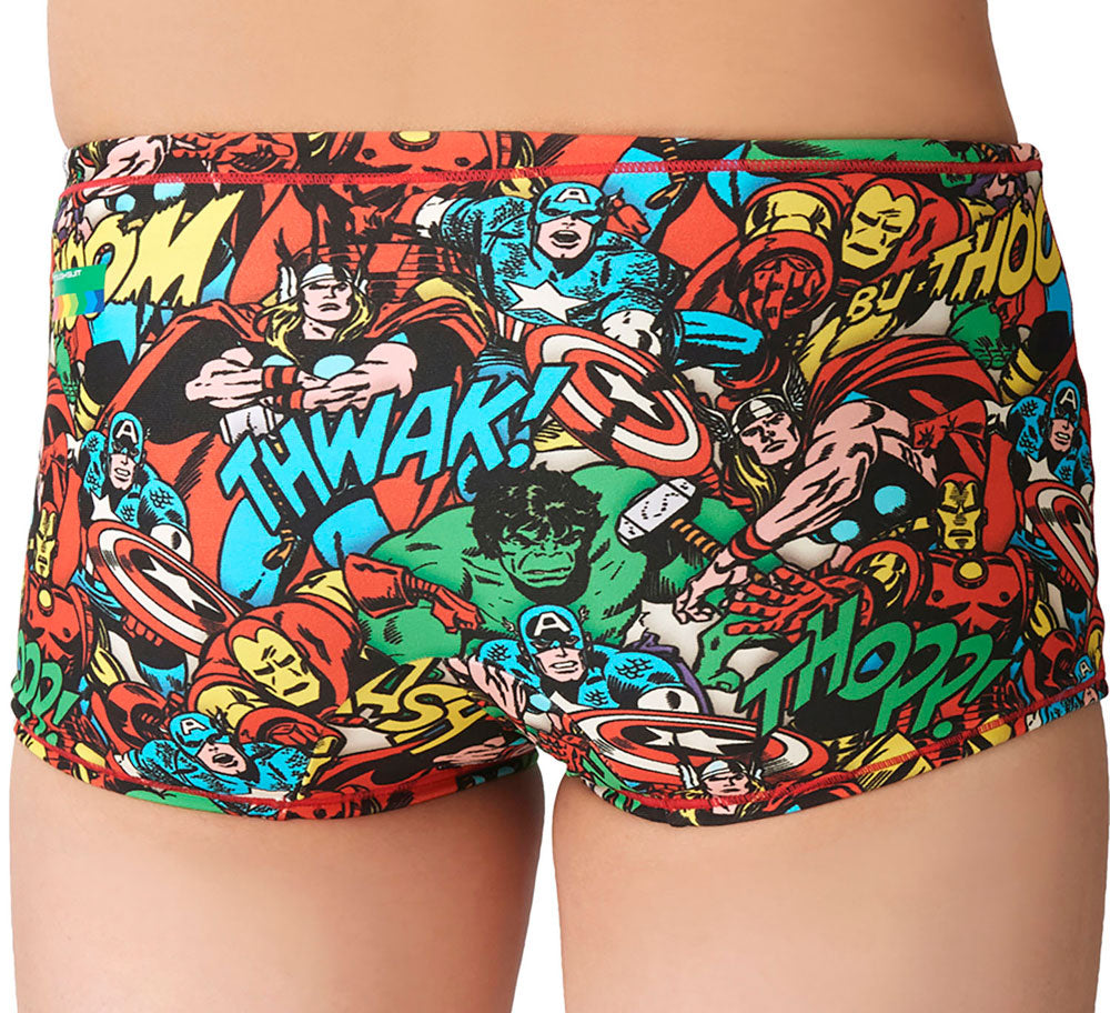 MARVEL Junior Boys Competitive Swimwear Training Swimsuit Spats Practice