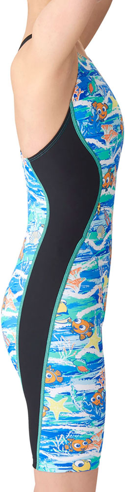 Disney Women's Competitive Swimwear, One-Piece Spats, Open Back