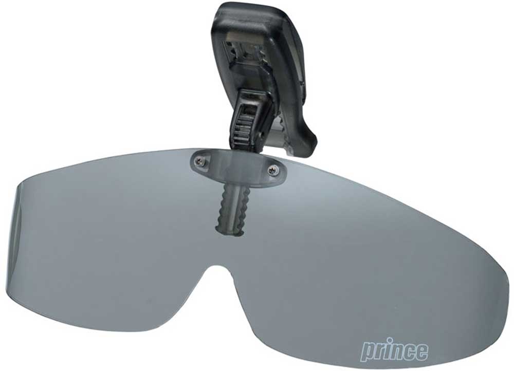 【男女兼用 テニス用サングラス】 帽子装着型偏光サングラスサイドカバータイプ グレー