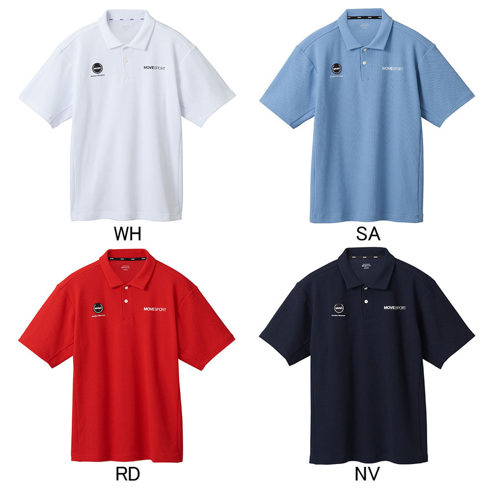 SUNSCREEN 鬼鹿の子 バックロゴ ポロシャツ