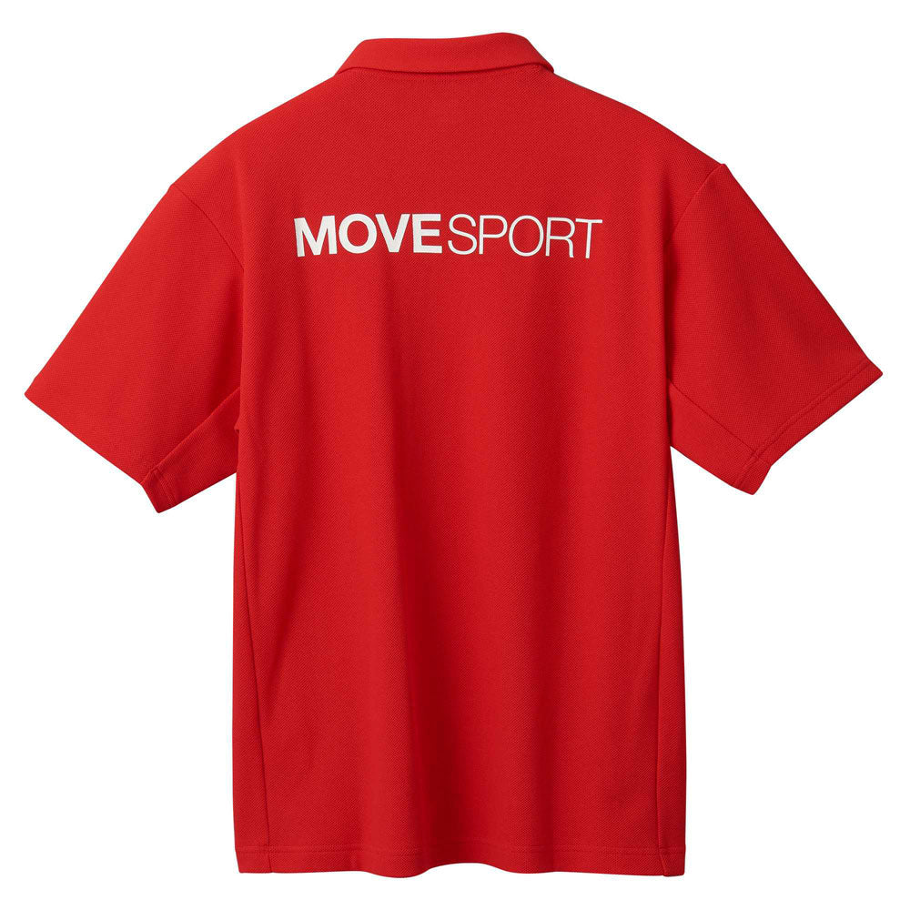 SUNSCREEN 鬼鹿の子 バックロゴ ポロシャツ