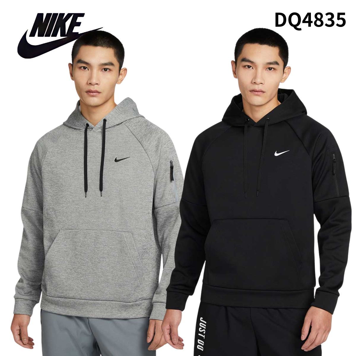 ナイキ TF メンズ プルオーバー フィットネスパーカー L/S スウェットトップ