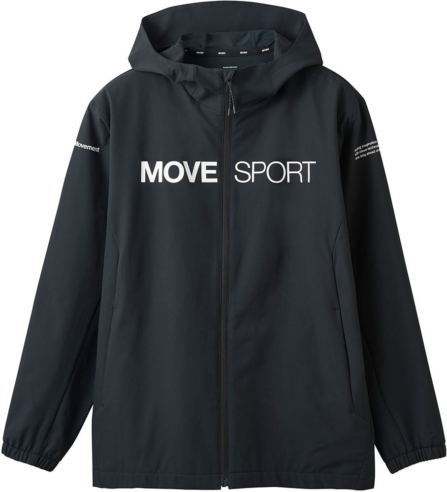 メンズ AIRY TRANSFER ライトウォーム フルジップフーディー ムーブスポーツ