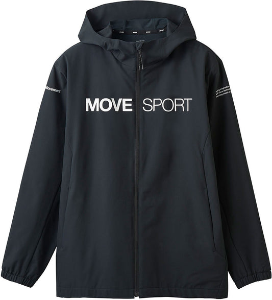 メンズ AIRY TRANSFER ライトウォーム フルジップフーディー ムーブスポーツ