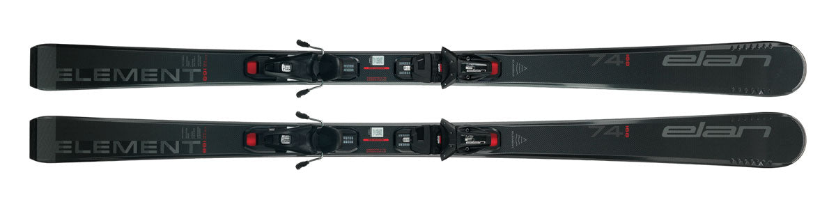 メンズ スキー板 ビンディングセット ELEMENT 74 大人用