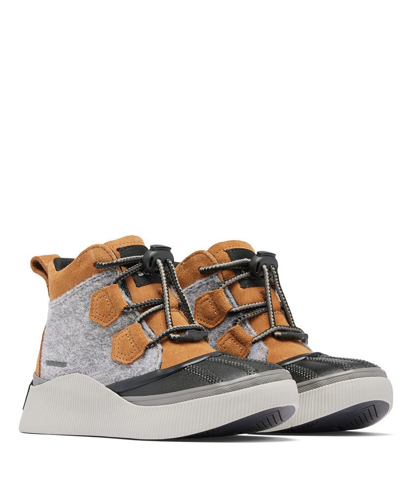 キッズ ジュニア ユースアウトアンドアバウト4 クラシックウォータープルーフ スノーブーツ