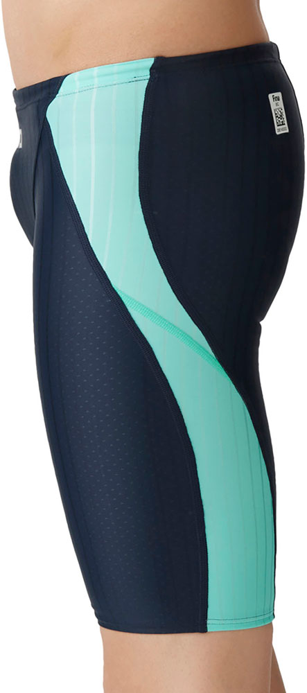 Men's Racing Swimsuit Racing Spats Half Leg Swimming AQUA RACING