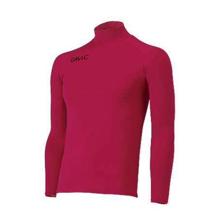 Long Sleeve Compression Shirt Soccer Futsal Wear Red