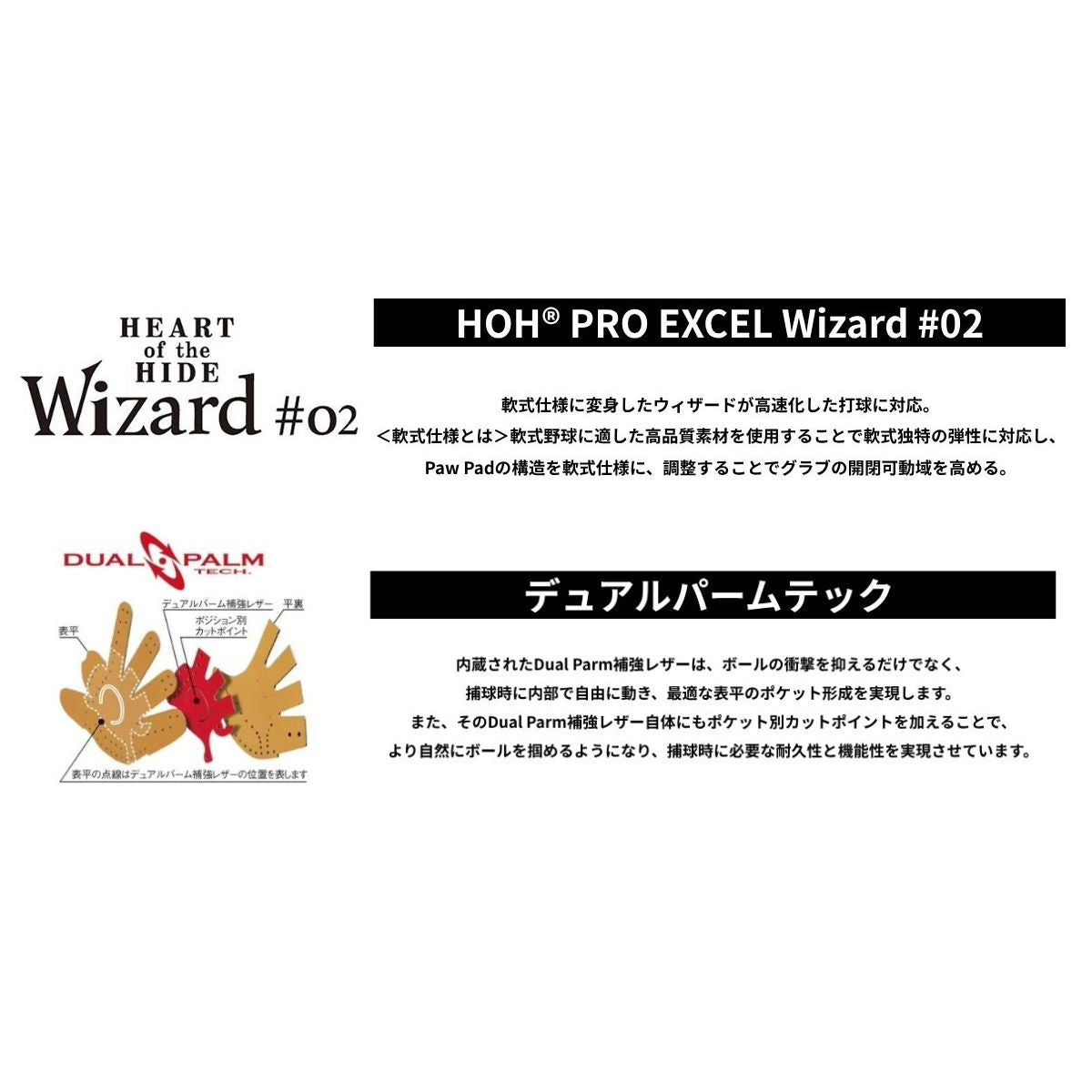 B品 ジュニアグラブ ファースト ミット 一塁手用 HOH PRO EXCEL ELITE