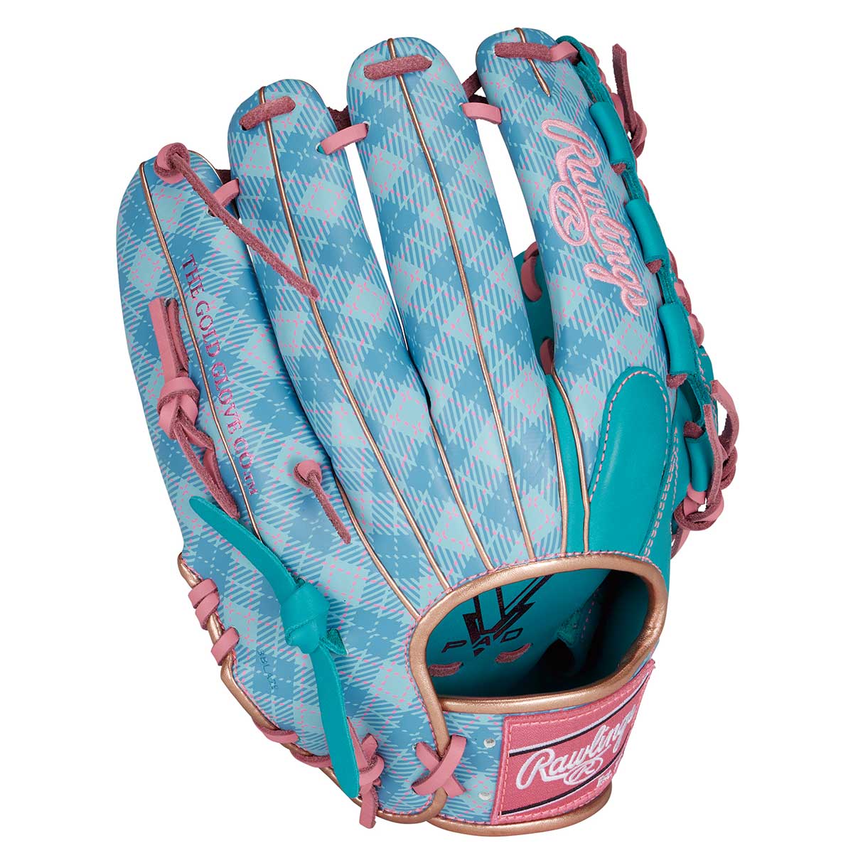 Soft baseball glove HYPER TECH graphic tartan check all-round