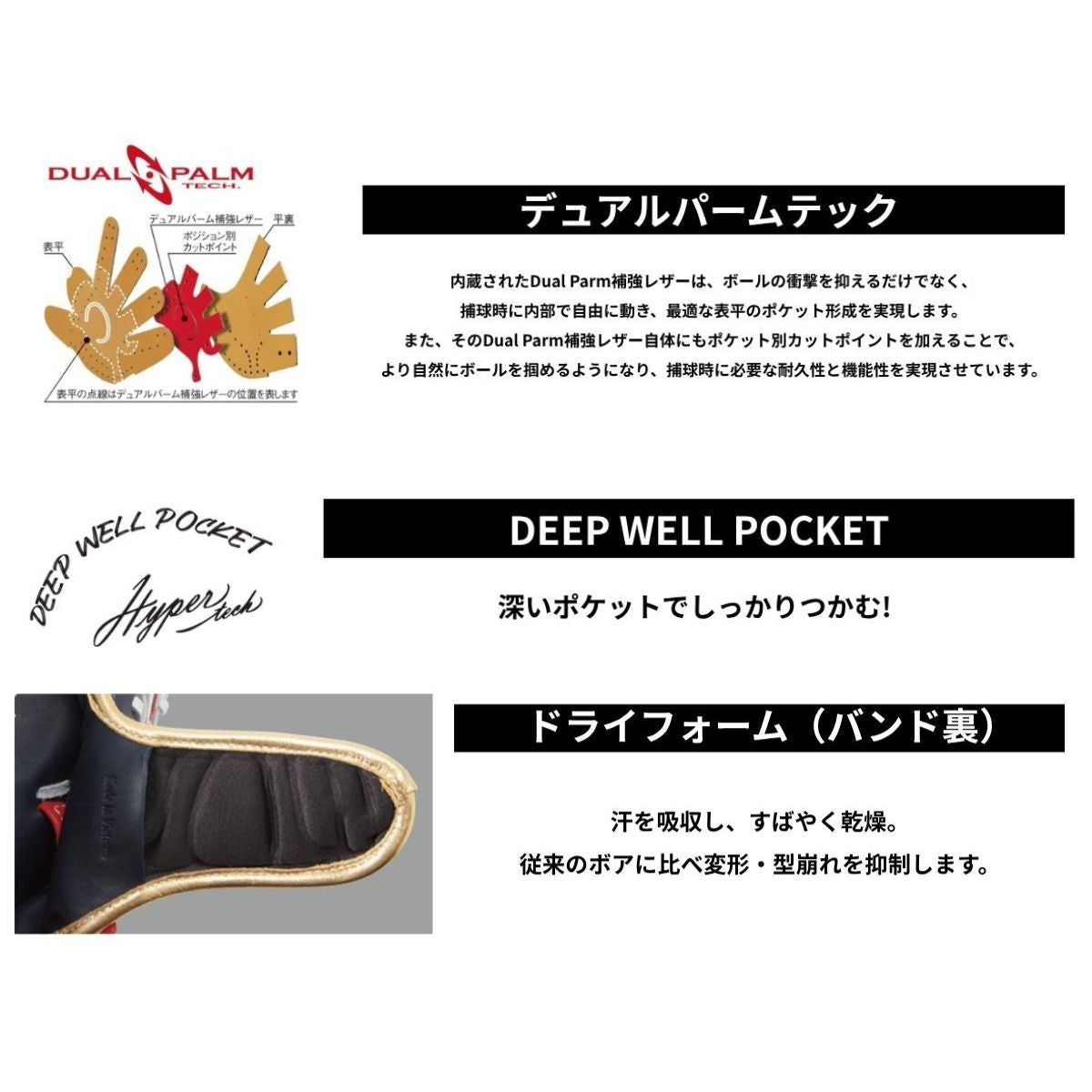 B品 グラブ 軟式グラブ キャッチャーミットハイパーテック ディープウェルポケット