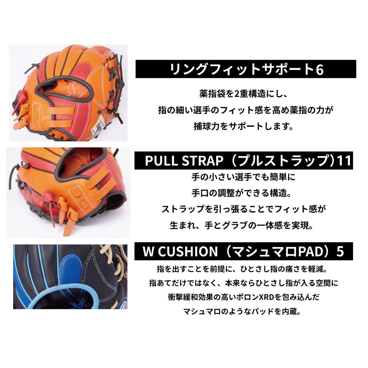 B品 ソフトボール グラブ 女子 オールラウンド用 HOH DP COLORS