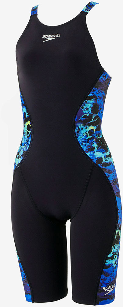 Women's Pro Hybrid 2 Open Back Kneeskin Competition Swimsuit, Swimming, FINA