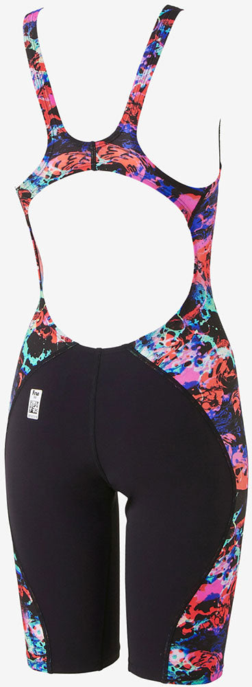 Women's Pro Hybrid 2 Open Back Kneeskin Competition Swimsuit, Swimming, FINA