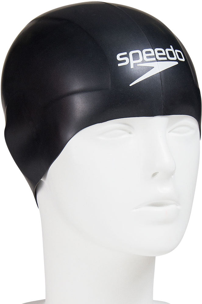 Aqua-V Adult Silicone Swim Cap, FINA Approved Model, Dome Shape