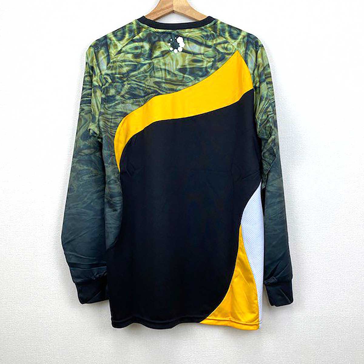 L/S Game Shirt DEEP SEA Long Sleeve Game Shirt Deep Sea Black x Yellow