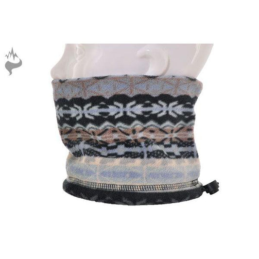 キッズ・ジュニア 2WAY フリースネックウォーマー□BLK