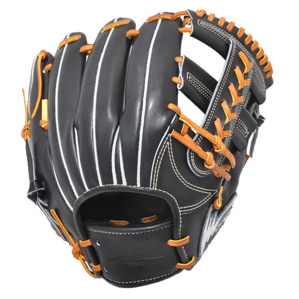 Baseball Glove, Infielder's Glove, Hard-type, Steer Leather, LH, Right-handed, Made in Japan