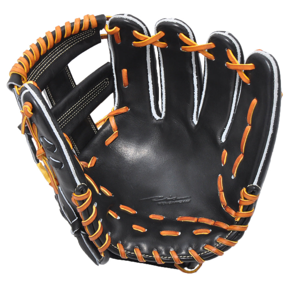 Baseball Glove, Infielder's Glove, Hard-type, Steer Leather, LH, Right-handed, Made in Japan