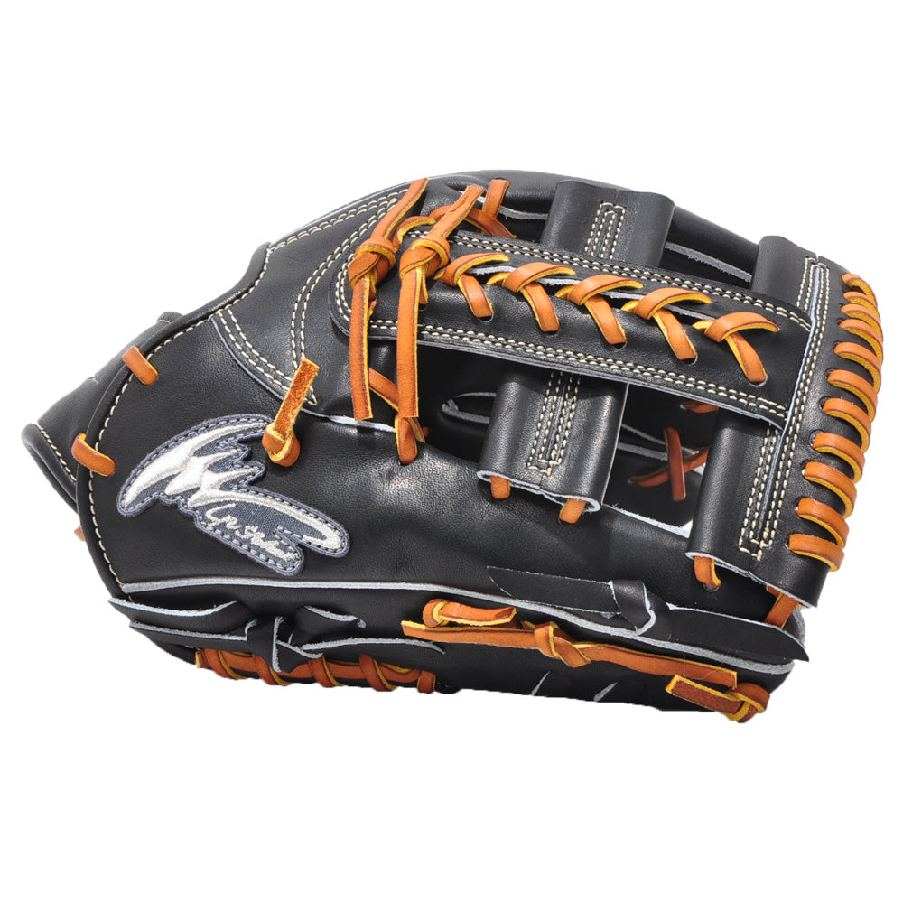 Baseball Glove, Infielder's Glove, Hard-type, Steer Leather, LH, Right-handed, Made in Japan