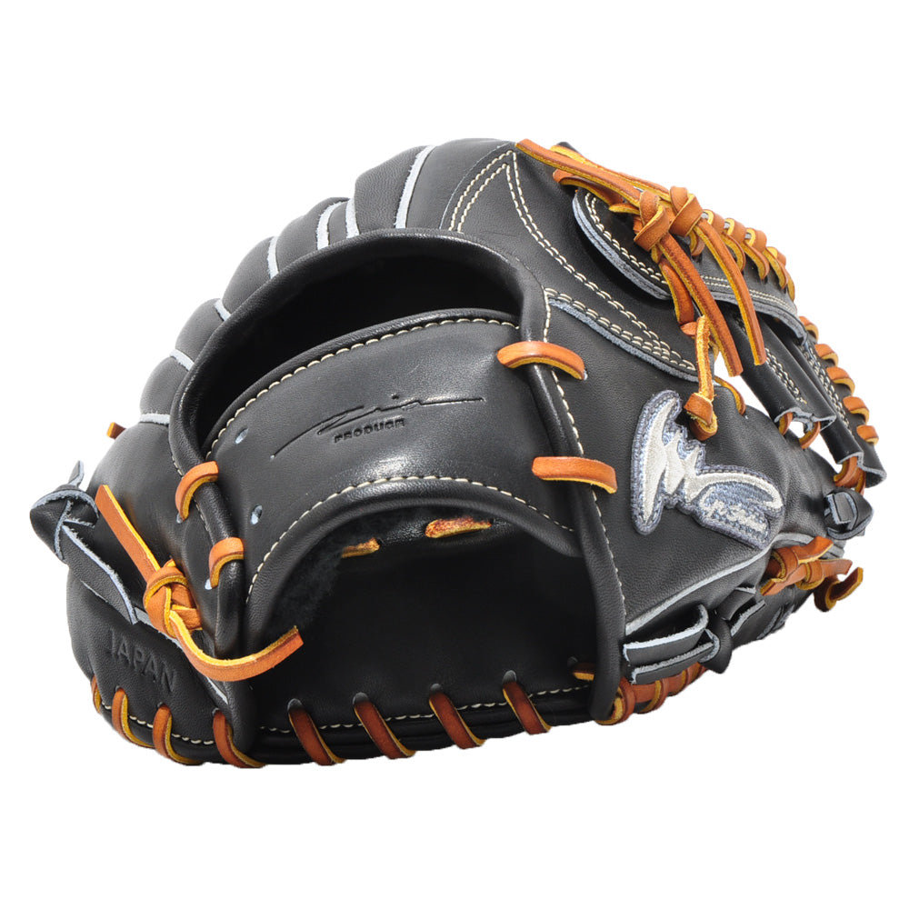 Baseball Glove, Infielder's Glove, Hard-type, Steer Leather, LH, Right-handed, Made in Japan