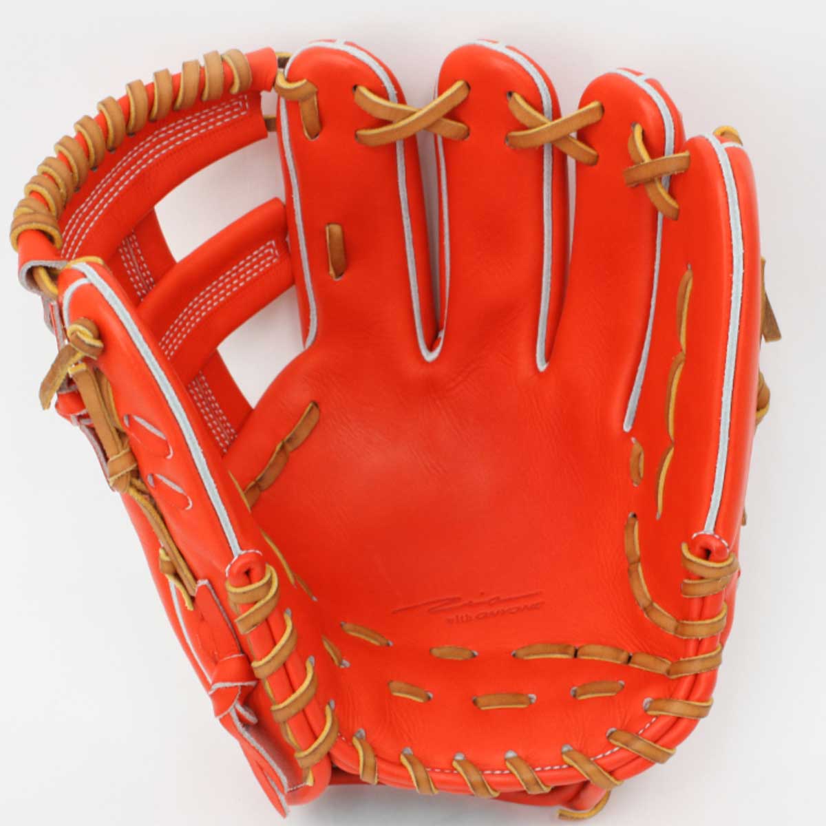 Hard-ball glove, infielder, kip leather, baseball glove, right-handed, cross web