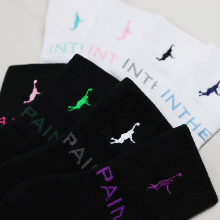 SOCKS ベーシックロゴ ジャガード ソックス バスケットボール 靴下