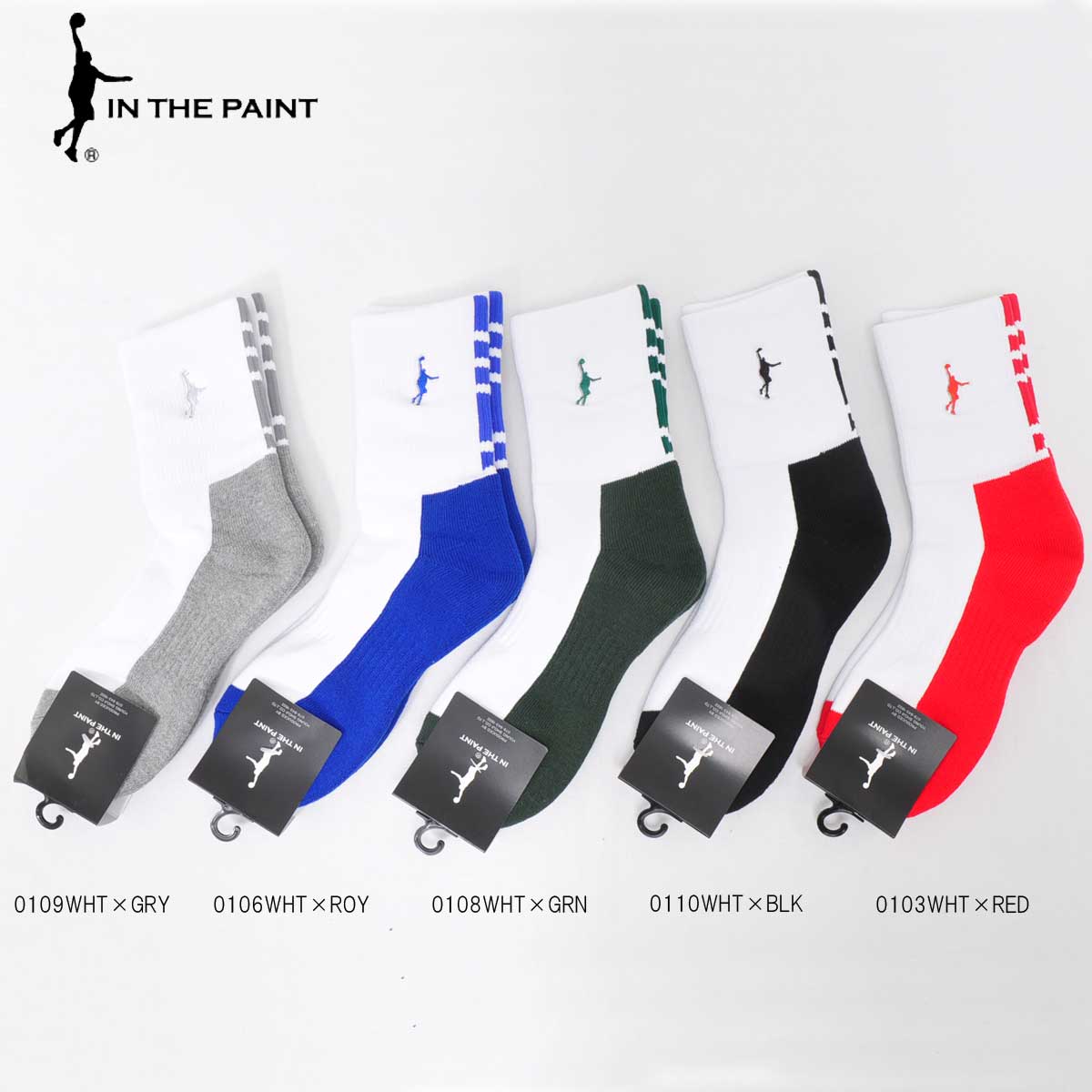 ITP PANEL SOCKS バスケットソックス ショートソックス 厚手生地