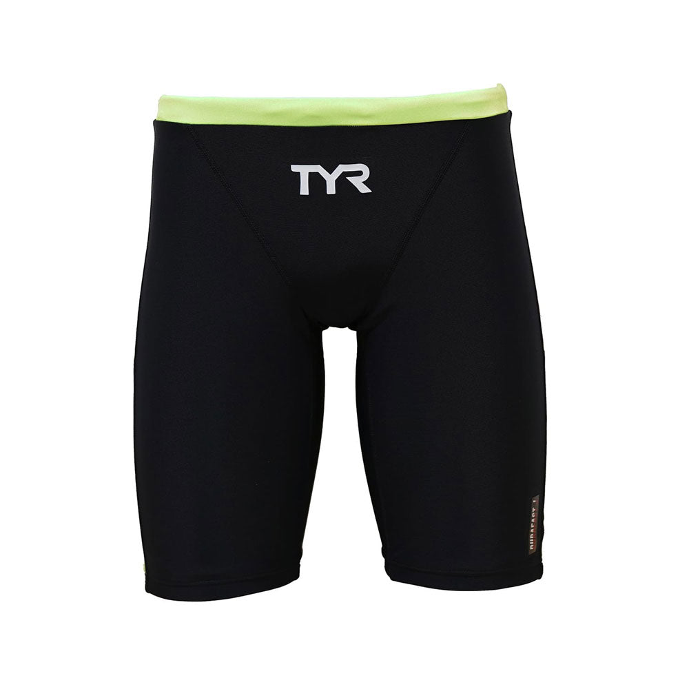 Junior Boys Long Boxer Competition Training Swimwear for Practice