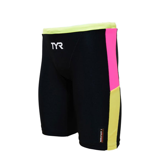 Junior Boys Long Boxer Competition Training Swimwear for Practice