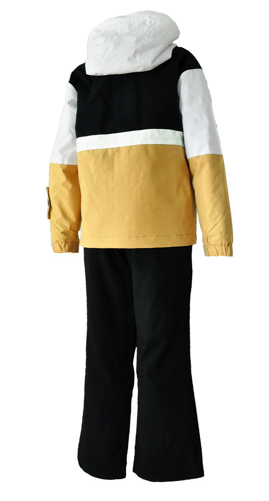 キッズ ジュニア スノーウェア スキーウェア 上下セット 耐水圧10000mm