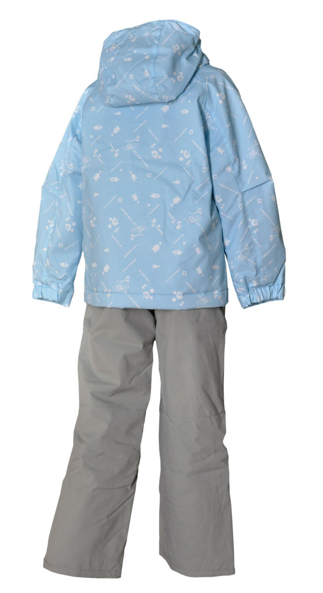 キッズ スキーウェア 上下セット 耐水圧10000mm スノースーツ セットアップ 幼稚園