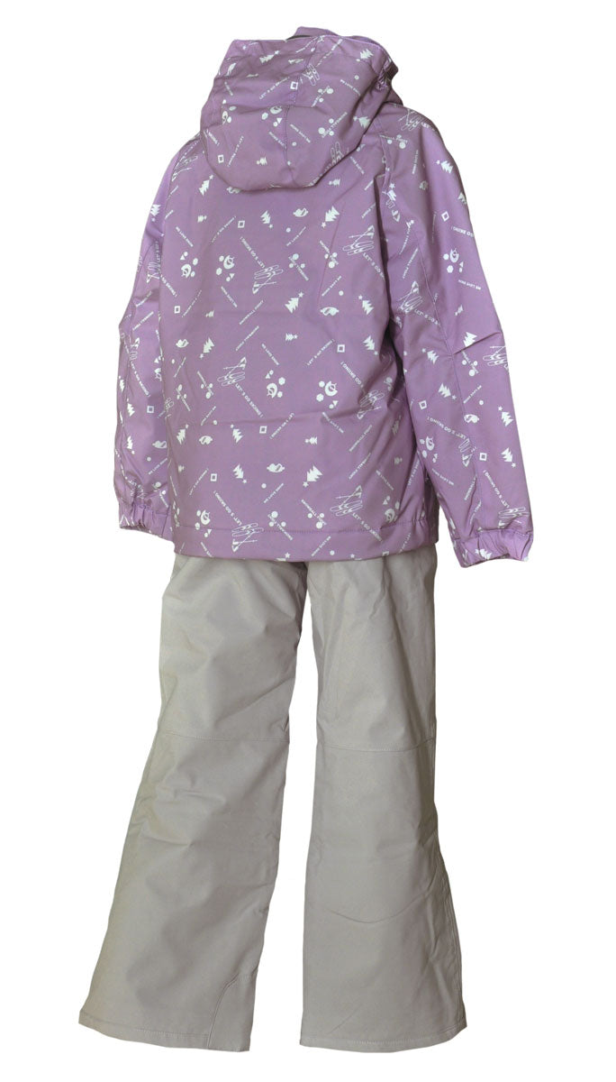 キッズ スキーウェア 上下セット 耐水圧10000mm スノースーツ セットアップ 幼稚園