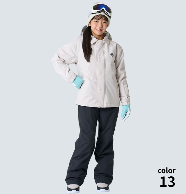 キッズ ジュニア スキーウェア 上下セット 子供用 スノースーツ