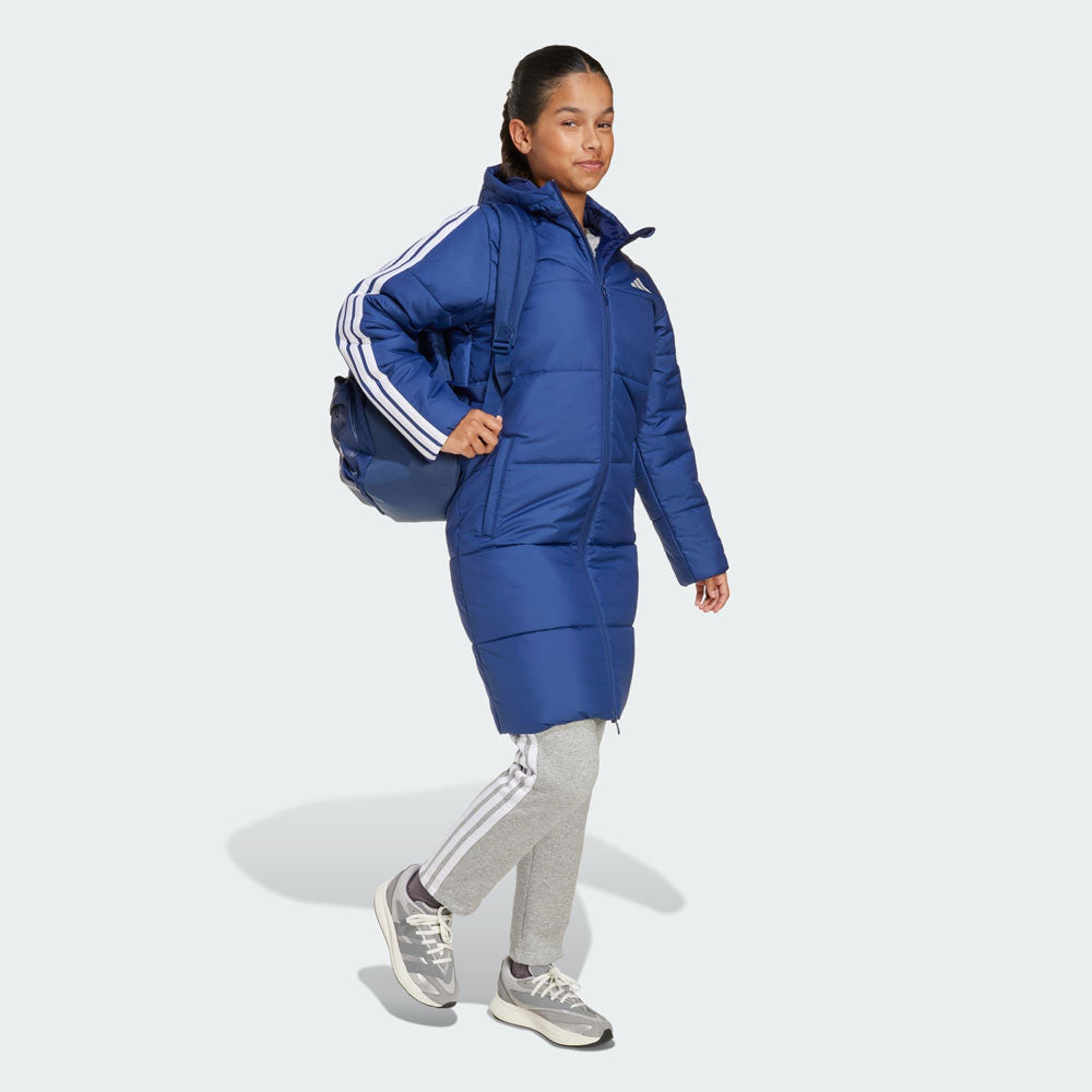 ロングコート キッズ ジュニア ベンチコート 保温性 撥水 子供用 スポーツ ウォーマー