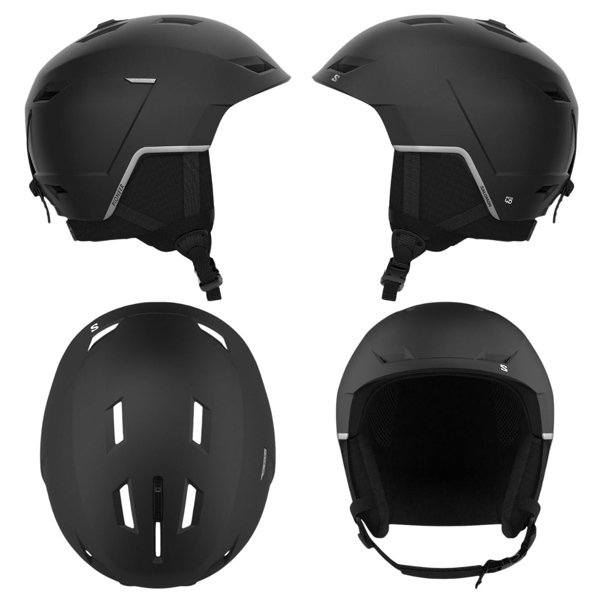 ユニセックス 大人 ヘルメット スキー スノーボード 軽量 全天候 ブラック 黒