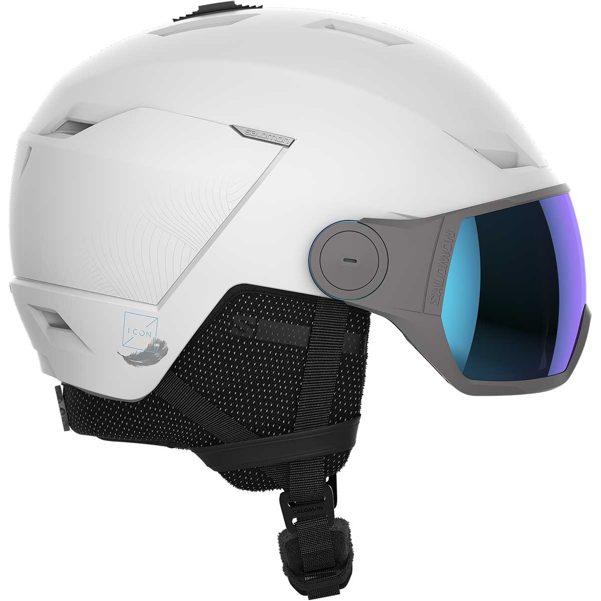 ICON LT VISOR Women's Snow Helmet with Visor