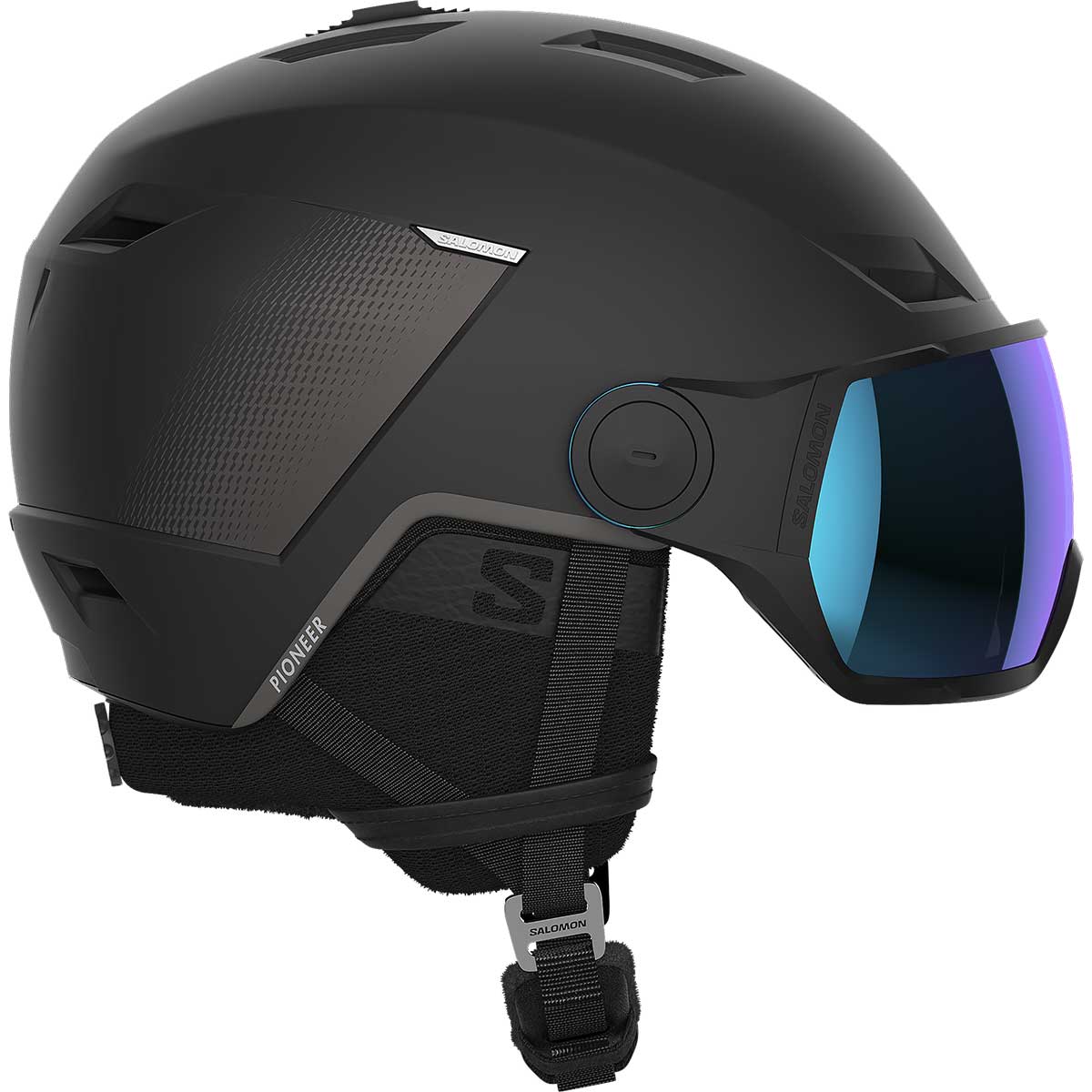 PIONEER LT VISOR メンズ レディース スノーヘルメット バイザー付き