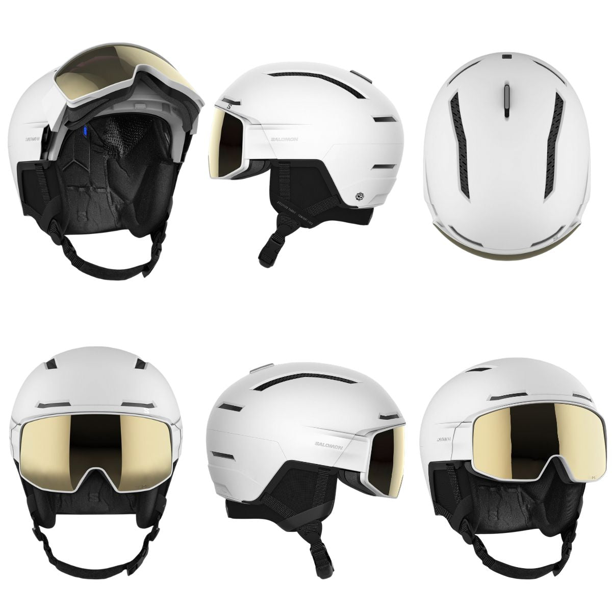 ユニセックス 大人 ヘルメット スキー スノーボード 軽量 全天候 バイザー付き