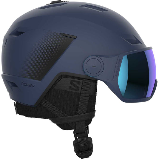 PIONEER LT VISOR メンズ レディース スノーヘルメット バイザー付き