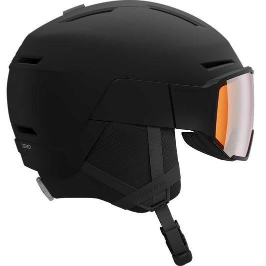 HELMET OSMO Black ユニセックス スノーヘルメット バイザー付き