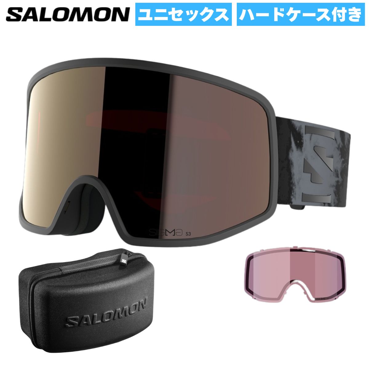 ユニセックス 大人 ゴーグル スノーゴーグル スキー スノーボード くもり防止